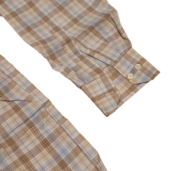 Alex Cannon Plaid Button Down Shirt Men's Size XL - Picture 6 of 9